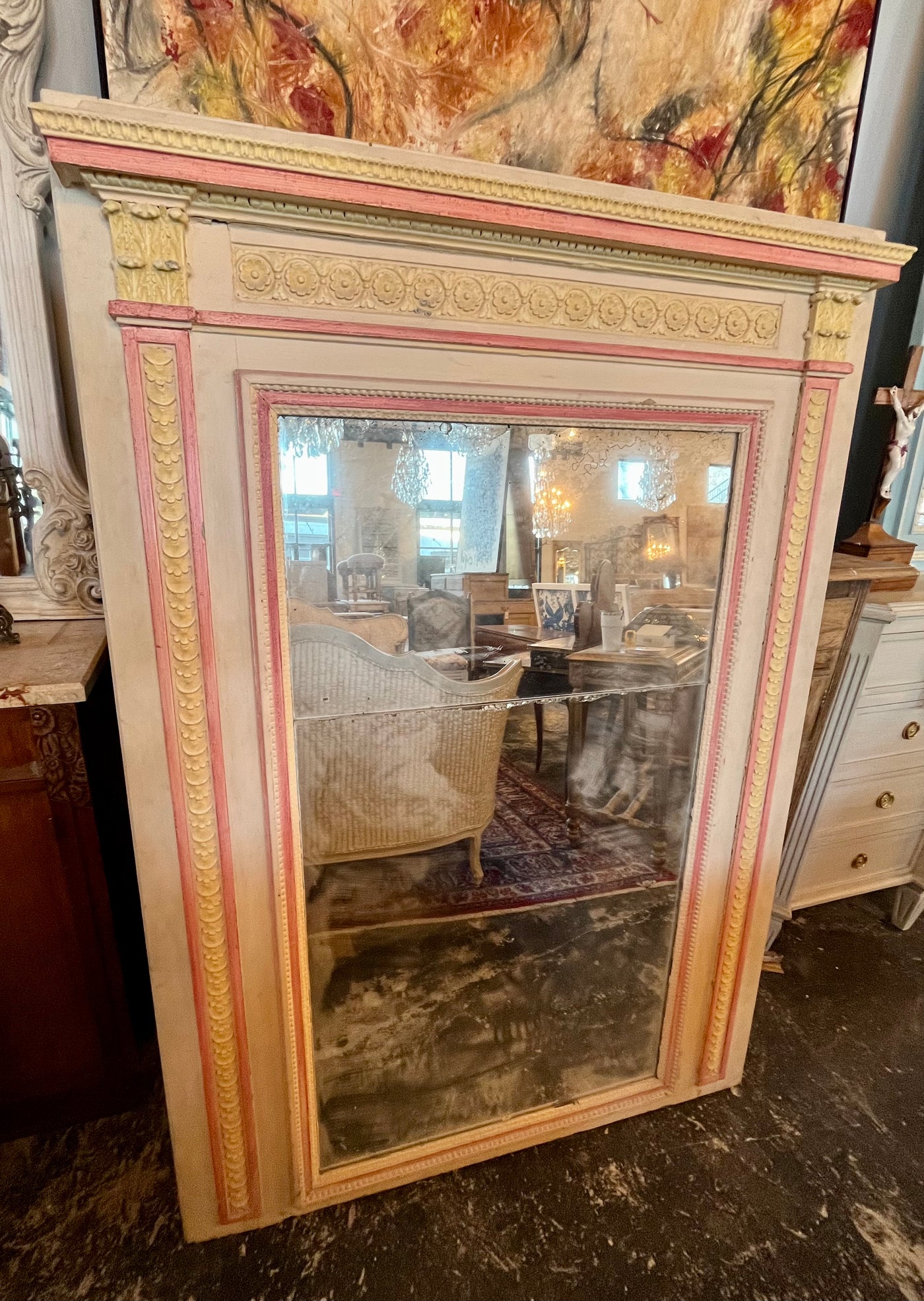 Neoclassical Pastel Mirror