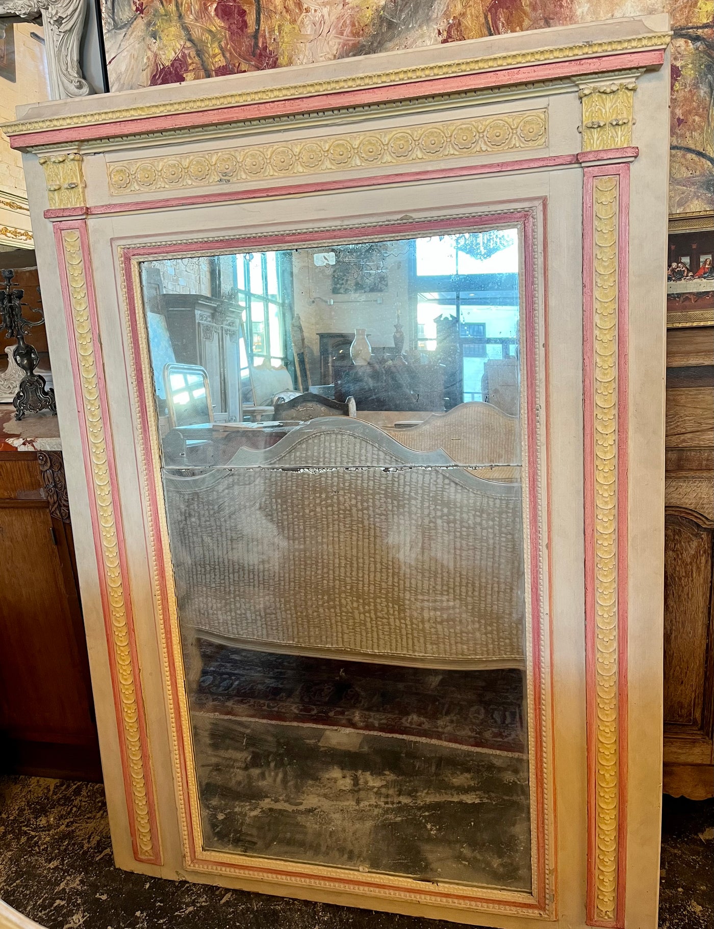 Neoclassical Pastel Mirror