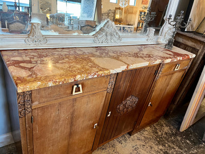 Marble Top Art Deco Buffet | Le Chateau | European Luxury Furniture in Atlanta