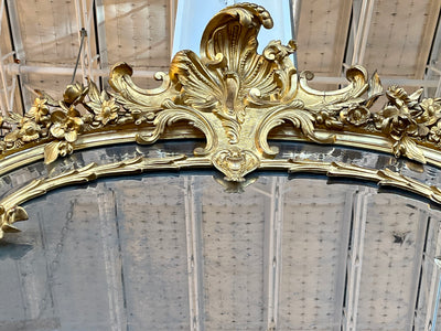 18th Century Sculpted Gold Mirror