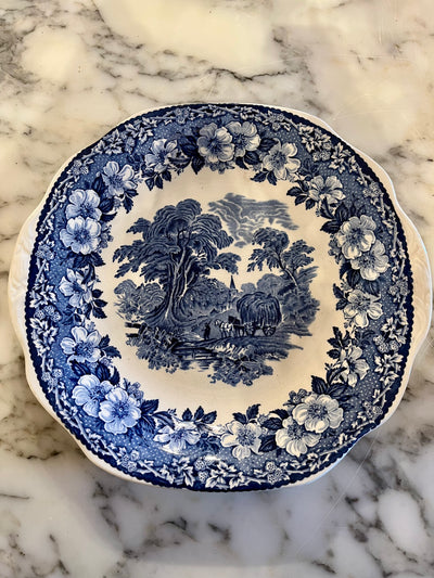 Blue and White Porcelain Dining Set