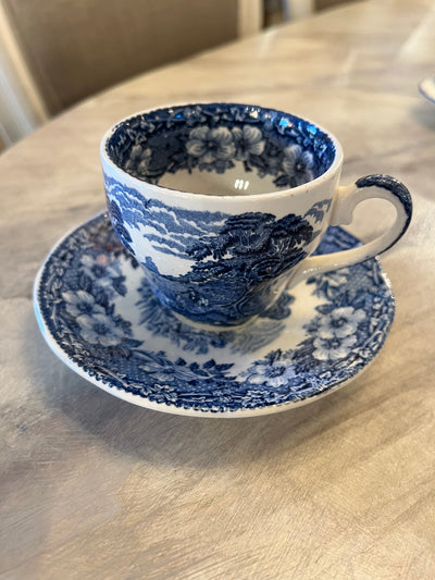 Blue and White Porcelain Dining Set