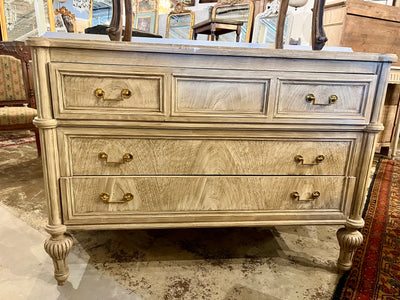 Swedish Chest with Faux Burl Wood Chest