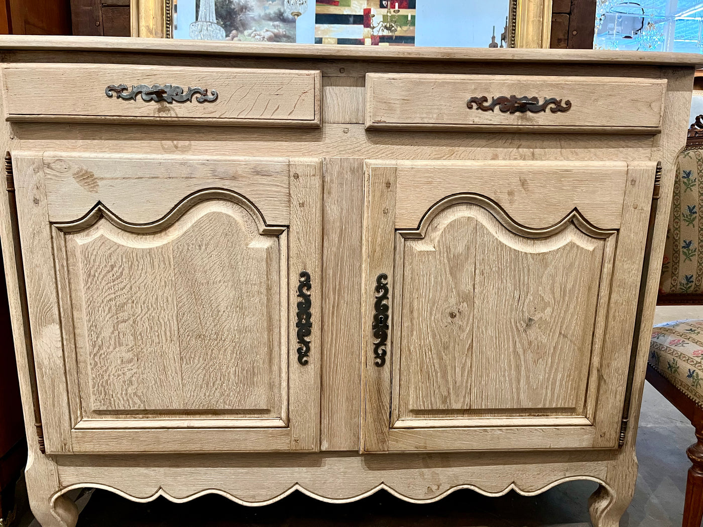 French Country 2 Door Cabinet