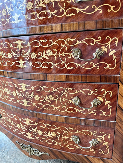 Louis XV Ornate Marquetry Chest