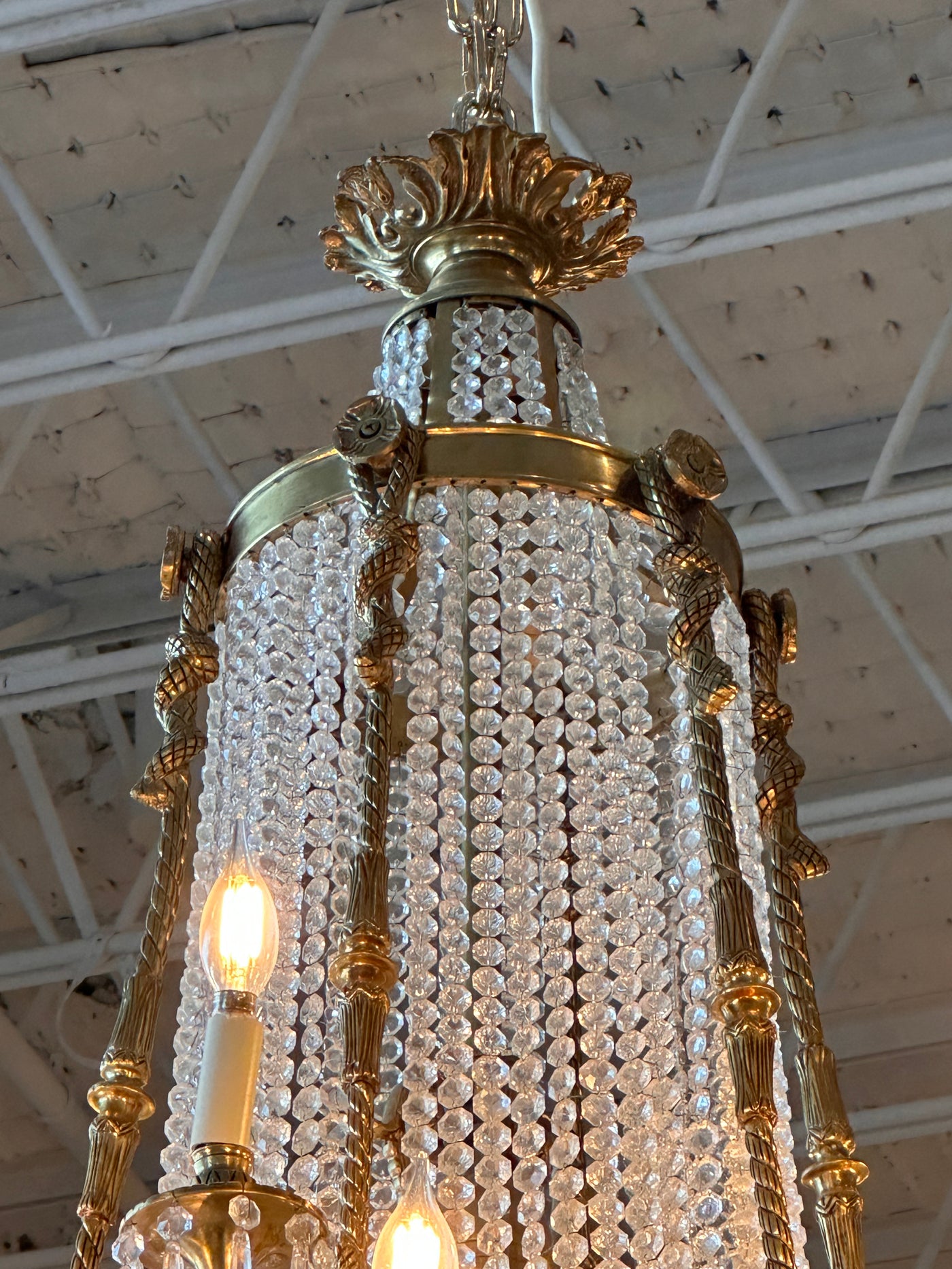 Empire Chandelier with Candelabra Rows