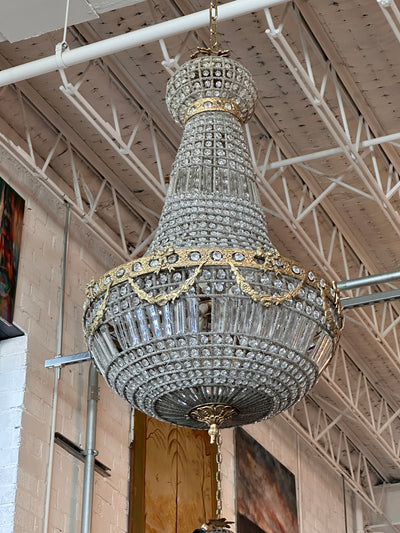 Ornate Basket Empire Chandelier | Le Chateau | European Luxury Furniture in Atlanta