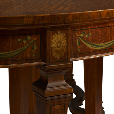 Antique French Oval Trestle Dining Table | Le Chateau | European Luxury Furniture in Atlanta