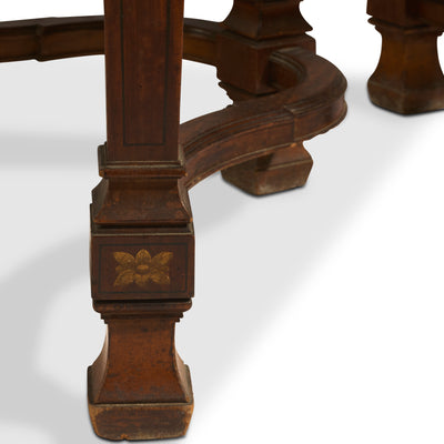 Antique French Oval Trestle Dining Table | Le Chateau | European Luxury Furniture in Atlanta