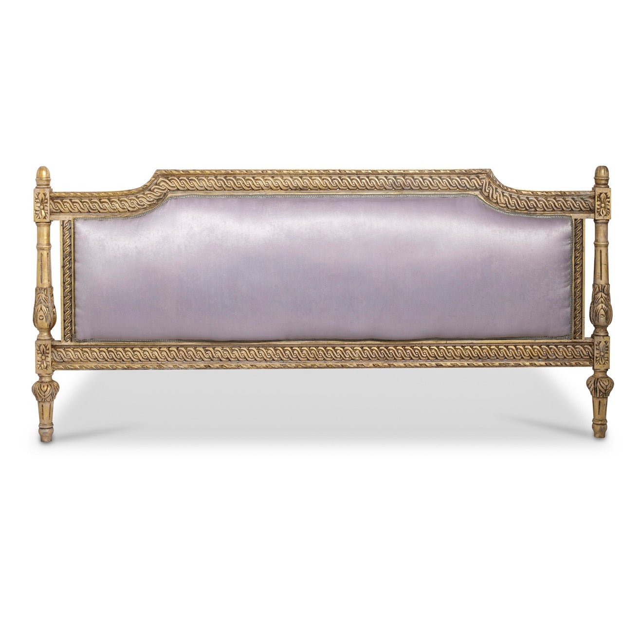 Lavender Upholstered French Square Bed Set