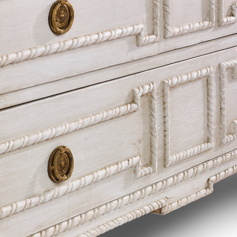 Swedish Chest with Roping Trim | Le Chateau | European Luxury Furniture in Atlanta