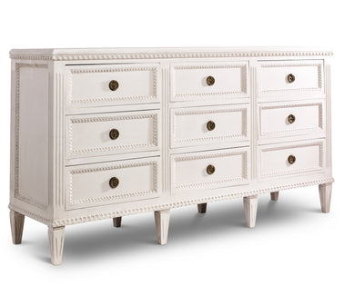 Swedish 9 Drawer Dresser