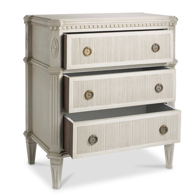 Swedish Nightstand with Canted Corners