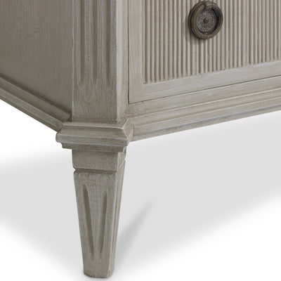 Swedish Nightstand with Canted Corners