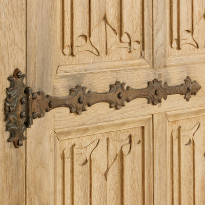 19th Century Natural Wood Armoire